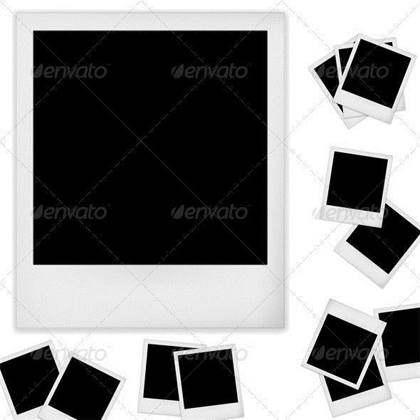 Polaroid Photo Layered PSD