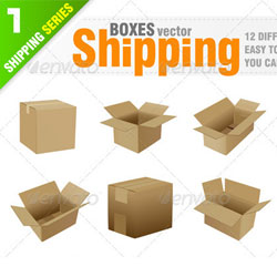 Vector Box with PSD Layered Files psd-dude.com Resources