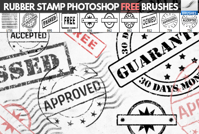 rubber stamp brushes for photoshop