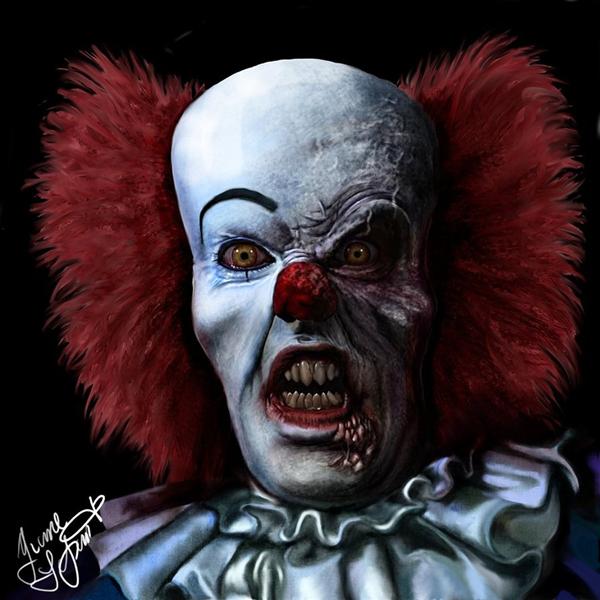 Devil clown Pennywise by Shaytan666 photoshop resource collected by psd-dude.com from deviantart