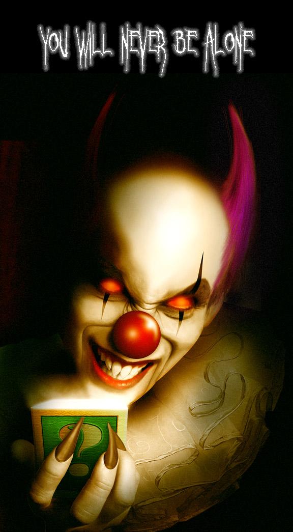 Evil Clown by legio photoshop resource collected by psd-dude.com from deviantart