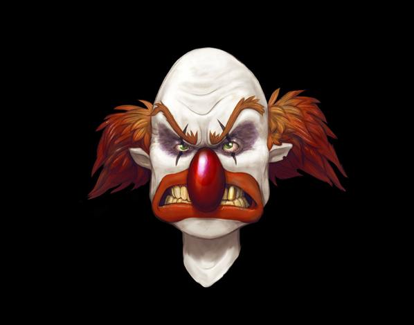 evil clown no 1 by dagamon photoshop resource collected by psd-dude.com from deviantart