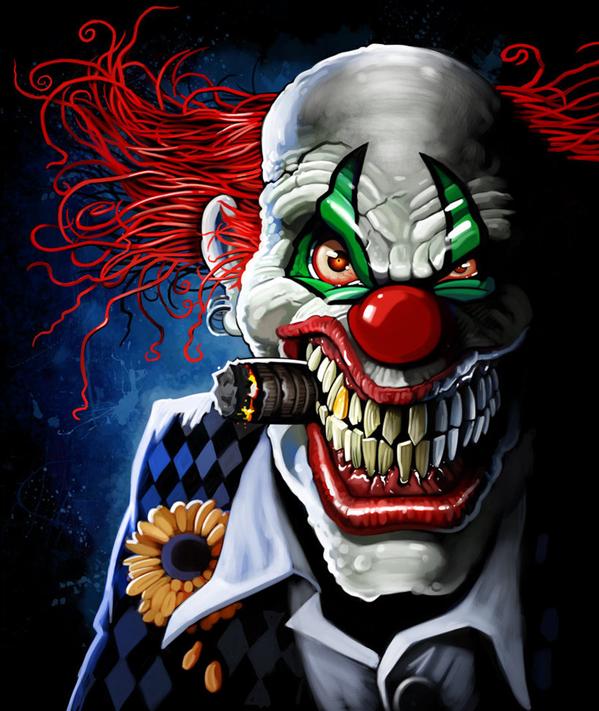 evil clowny by nightrhino photoshop resource collected by psd-dude.com from deviantart