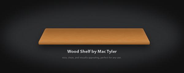 Wood Shelf PSD Free File