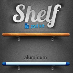 Shelf PSD Layered Files with Free Download psd-dude.com Resources