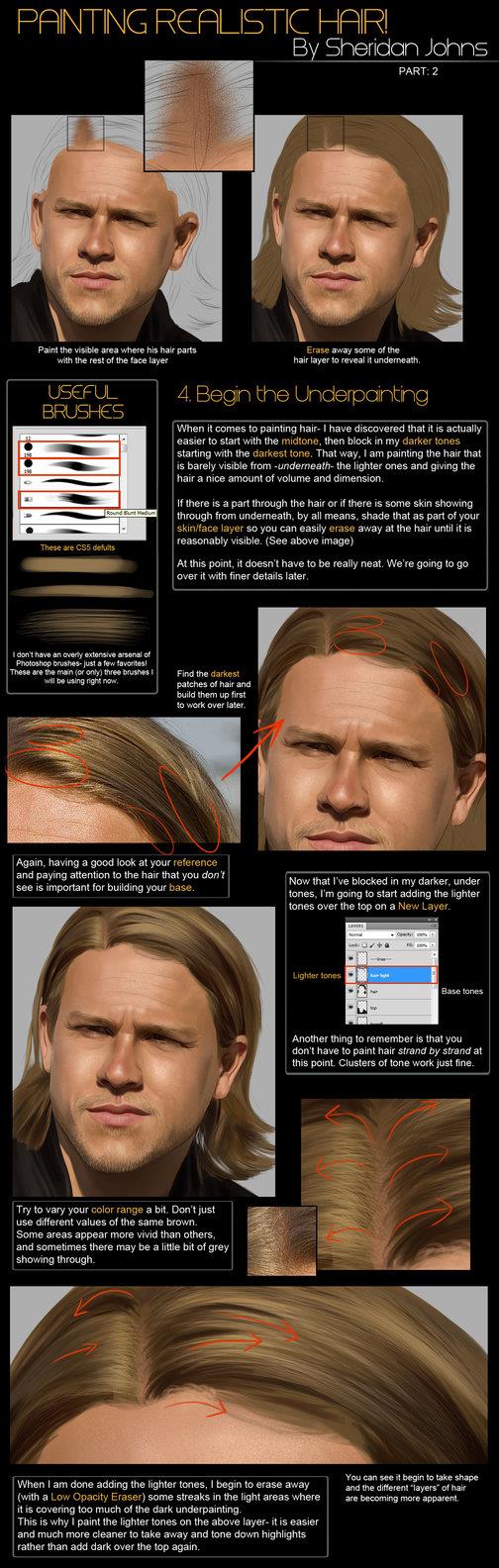 Painting Hair Part 2 Base by Sheridan-J photoshop resource collected by psd-dude.com from deviantart
