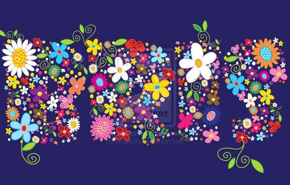 Sweet Floral Typography