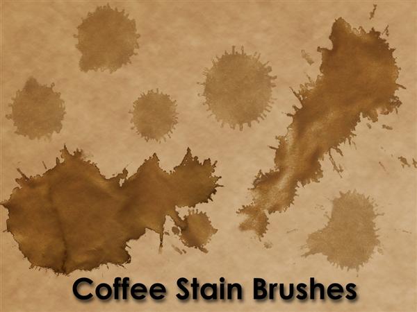 Coffee Stain BrushesAirmail Brushes for PhotoshopCoffee Stain Brushes by KnightRanger photoshop resource collected by psd-dude.com from deviantart