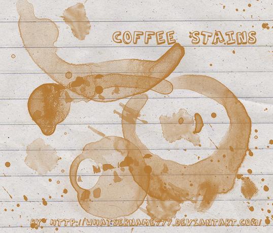 Coffee StainsMakeUp BrushesAbstract Brushes 2Smudge BrushesCoffee StainsPaint Splatters by Whatsername777 photoshop resource collected by psd-dude.com from deviantart