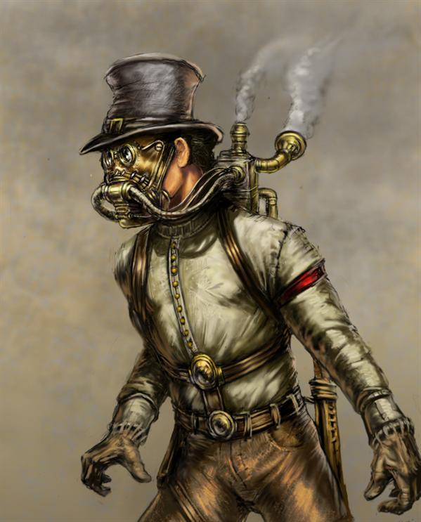 Steam
 Punk by JUA photoshop resource collected by psd-dude.com from deviantart