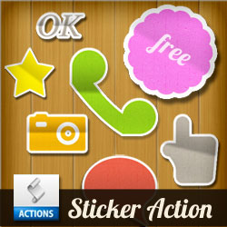 <span class='searchHighlight'>Sticker</span> Photoshop Action psd-dude.com Resources