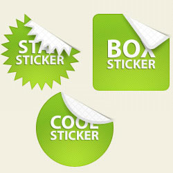 Sticker PSD Photoshop Files psd-dude.com Resources