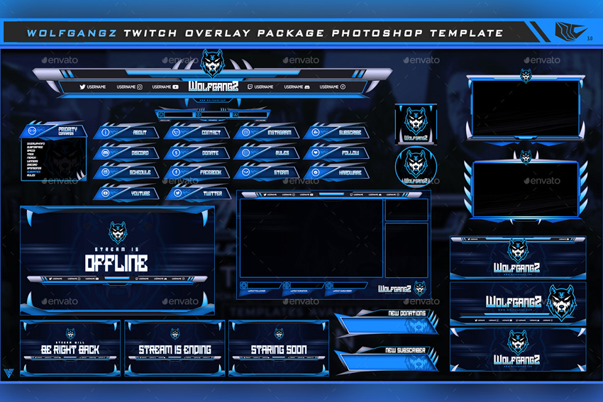 Stream Overlay Template