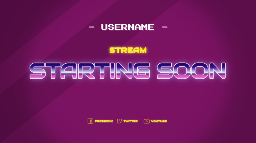 Stream Banner Editable Online