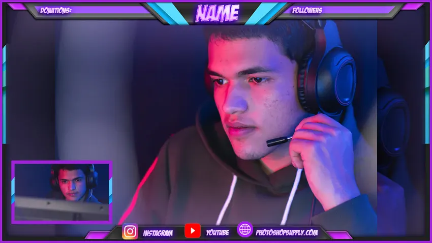 Stream Overlay Template No Text