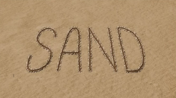 Beach Sand Writing  Effect Photoshop Video Tutorial
