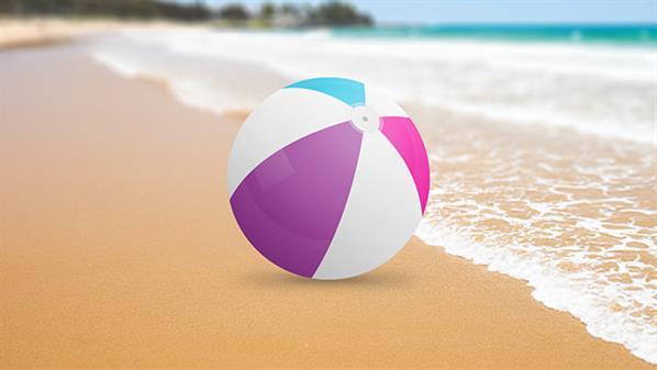 Create a plastic beach ball in photoshop
