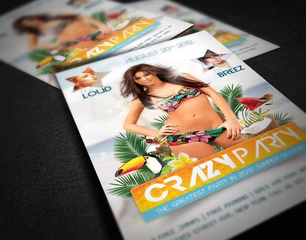 Create an amazing summer flyer design in Photoshop