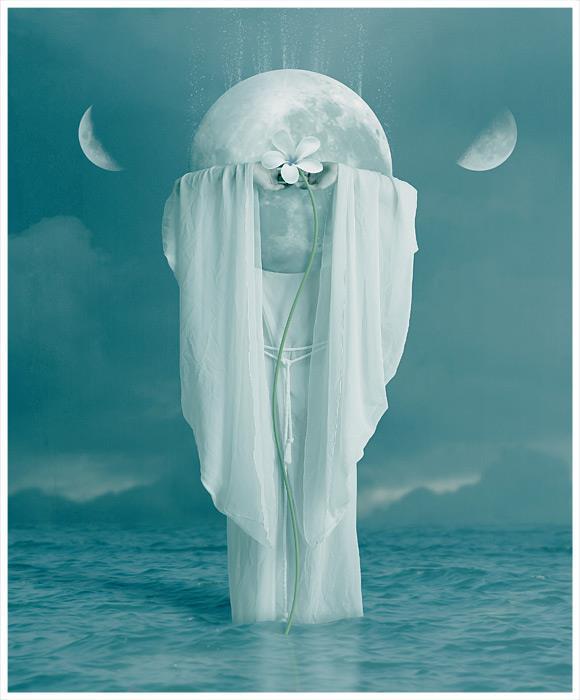 Once In A Blue Moon Photo Manipulation Artwork
