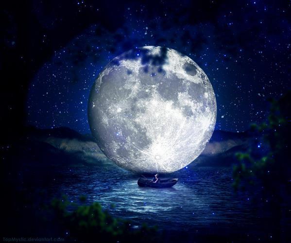 Super Moon Photo Manipulation