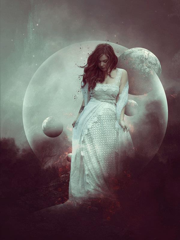 The Moon Emotional Photoshop Manipulation