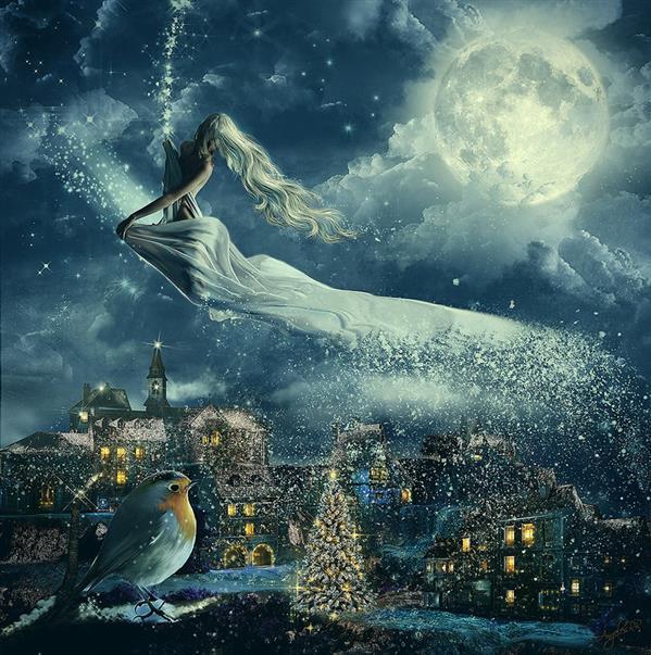 White Christmas Photo Manipulation