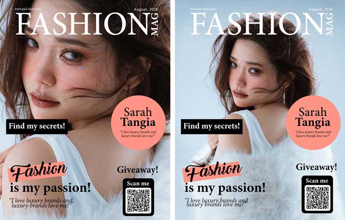 Magazine Cover Photoshop