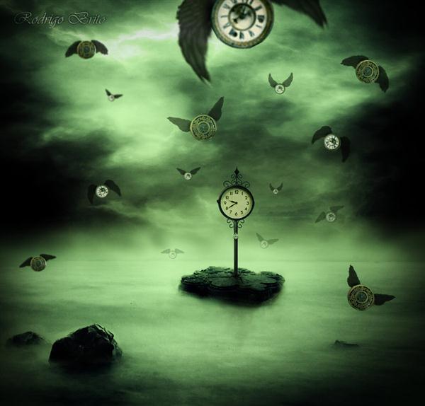 The time flies Photo Manipulation