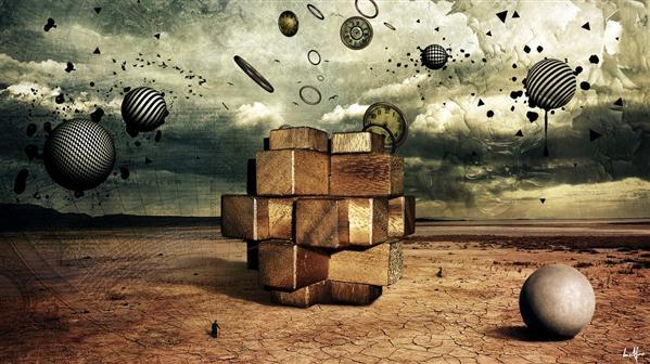 Time Puzzle Photo Manipulation