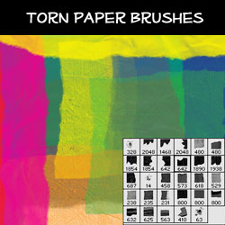 Torn <span class='searchHighlight'>Paper</span> Brushes psd-dude.com Resources