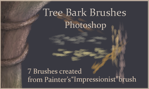Tree
 Bark Brushes by Rach-Resources photoshop resource collected by psd-dude.com from deviantart