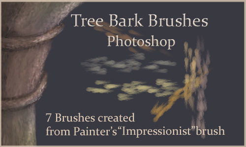 Tree
 Bark Brushes by Rach-Resources photoshop resource collected by psd-dude.com from deviantart