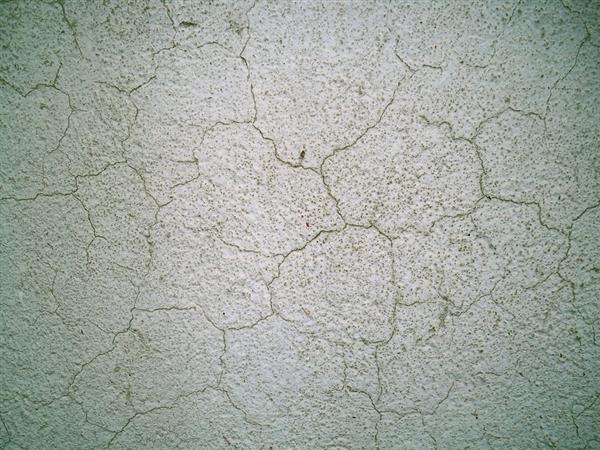 Cracked Concrete Interior Wall
