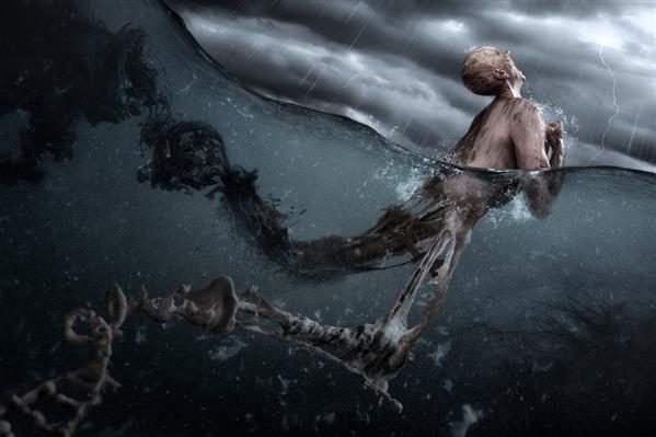 Underwater Photoshop Manipulation - Primordial Soup