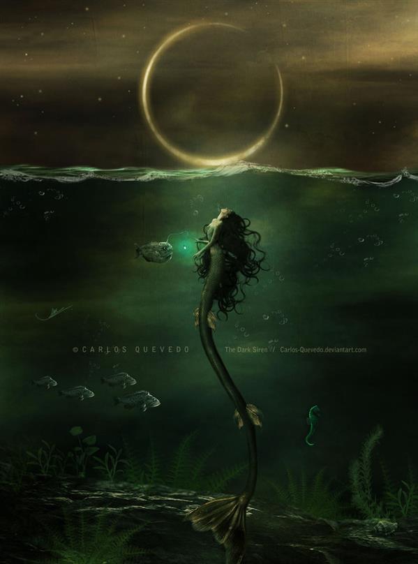 The Dark Siren Underwater Photomanipulation