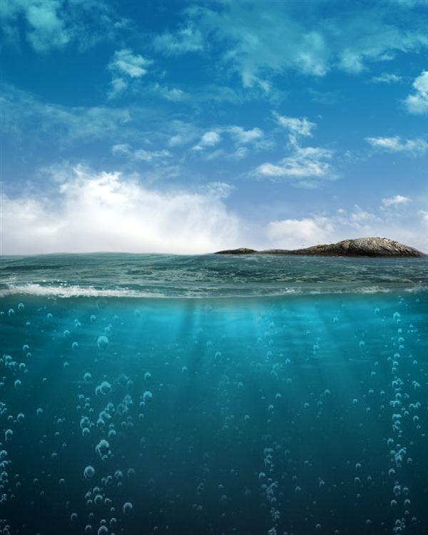 Ocean Underwater Stock Image