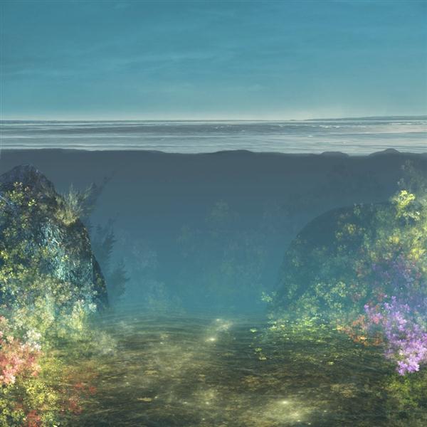 Premade Background Underwater