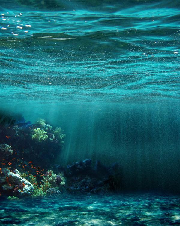 Underwater Background Stock Image Free