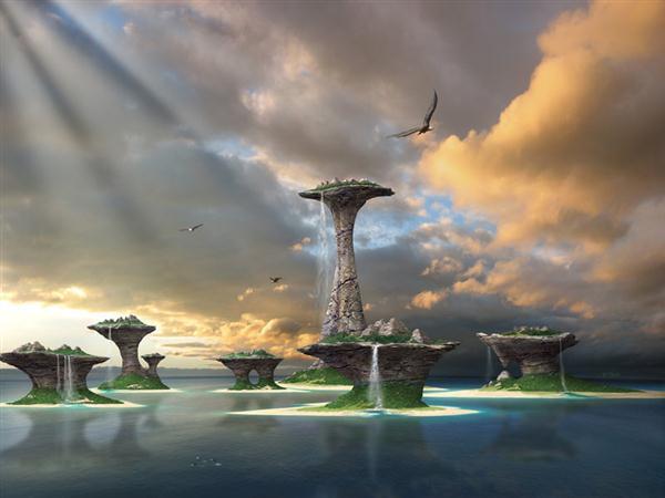 Surreal Island Photo Manipulation