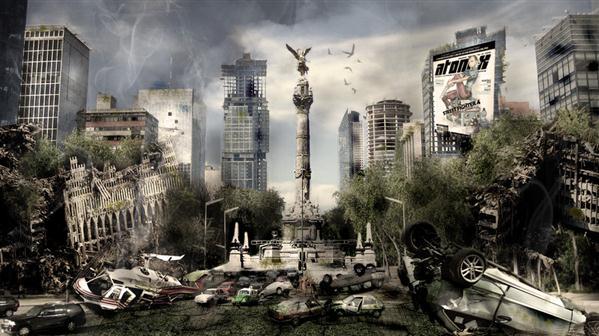 Mexico Post Apocalyptic Photo Manipulation