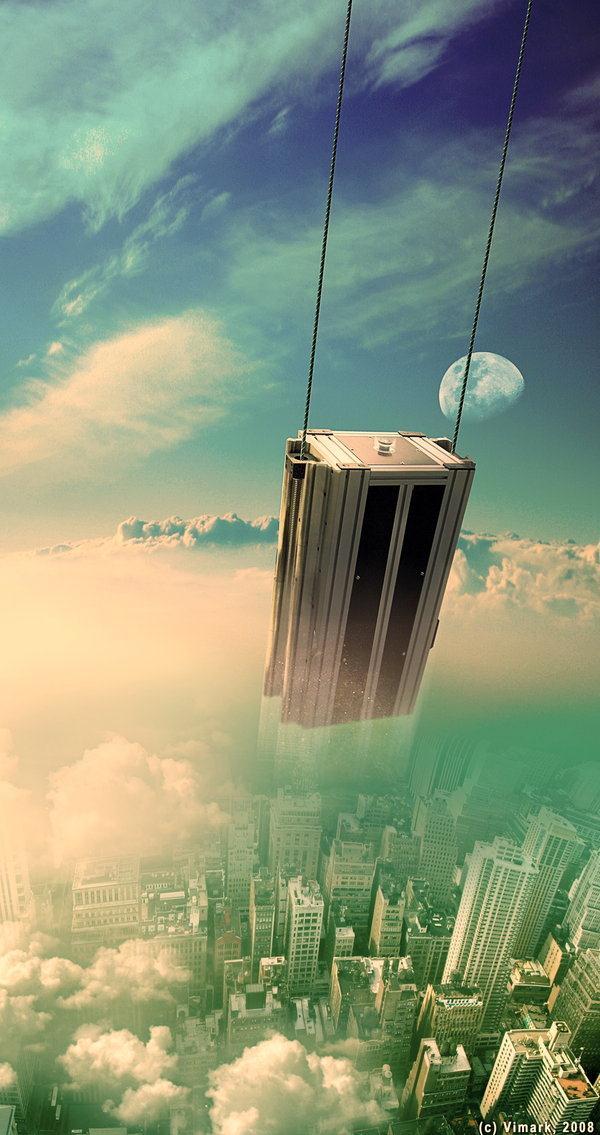 Random Reality SciFi City Photo Manipulation