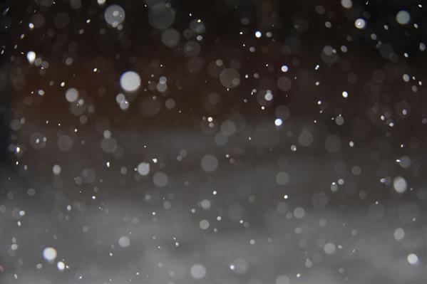 Beautiful Snow Bokeh Effect