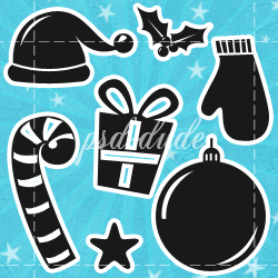 <span class='searchHighlight'>Christmas</span> Free Vector Shapes psd-dude.com Resources