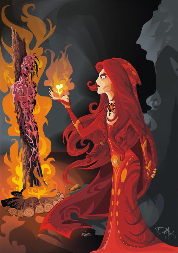 Melisandre of Asshai by dejan-delic photoshop resource collected by psd-dude.com from deviantart