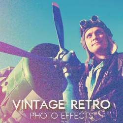 Vintage Retro Photo Effects Photoshop Actions psd-dude.com Resources