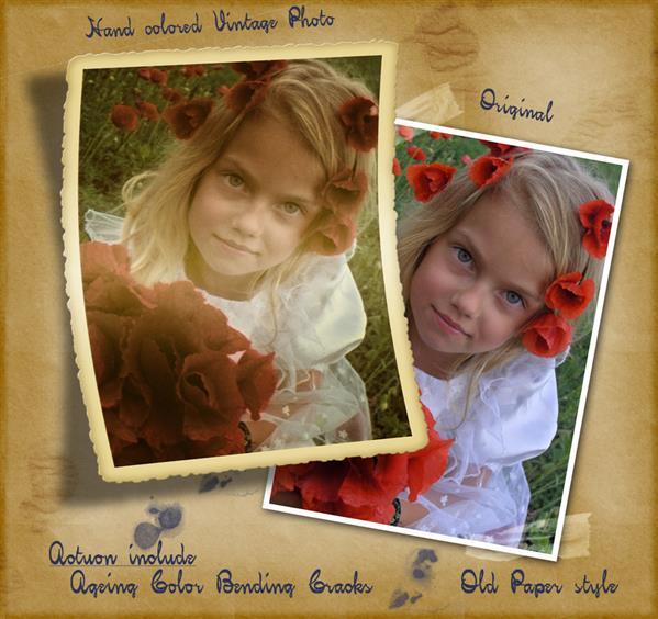 Create Vintage Photo Frame Effect with Photoshop Action