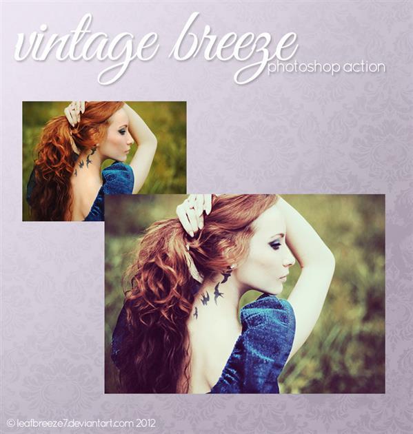 Vintage Breeze Photoshop Action