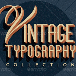 Retro Vintage <span class='searchHighlight'>Typography</span> Photoshop Style Collection psd-dude.com Resources