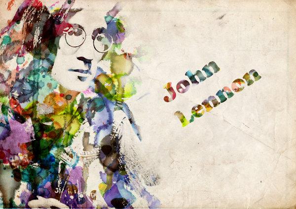 John Lennon water by lost-winterborn photoshop resource collected by psd-dude.com from deviantart