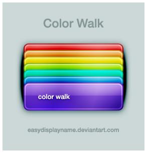 Color
 Walk by easydisplayname photoshop resource collected by psd-dude.com from deviantart